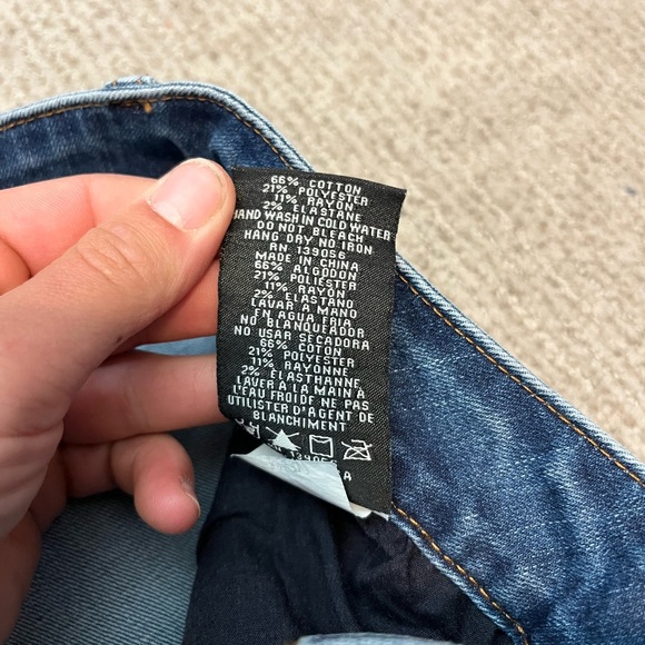 Distressed Grace Blue Jeans - Picture 5 of 8